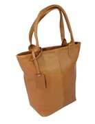 Torebka Skórzana MAGRE (PL) KLEOPATRA Shopper Bag Skóra Naturalna BRĄZOWY