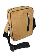 Torba męska skórzana GRETOS MAROUS (PL) Pionowa SUROWA SKÓRA TOFFI 25 x 17 x 6 [cm]