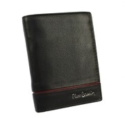 Portfel Męski Skórzany PIERRE CARDIN Skóra Licowa Duży Pionowy Bez Zapięcia Dwa Skrzydełka Z Zapinką Wewnątrz RFID TILAK15-326