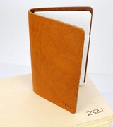 Notatnik W Skórzanej Oprawie Whiskey + Pudełko Drewniane Wymienne Wkłady Skóra Licowa Vintage Solidny Notes