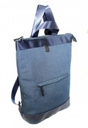 Stylowy i Elegancki Plecak Wodoodporny Jennifer Jones JJ4097 GRANATOWY 36 x 30 x 14 [cm]