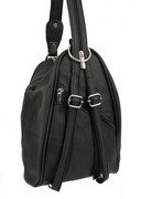 Plecak Skórzany ELKOR (PL) Jowita De Luxe Skóra Naturalna Licowa CZARNA