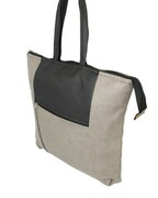 Torebka Na Zakupy Antoszczyk (PL) MARTA Ze Skóry Naturalnej Model Duży 41 x 38 x 8 [cm] CAPPUCINO Z CZARNYM