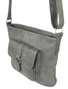 Torebka Skórzana MAGRE (PL) ROMA GRAFITOWY Tekstura