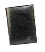 Portfel Skórzany ELKOR (PL) Skóra Licowa Duży Pionowy Bez Zapięcia Dwa Skrzydełka Górna Zapinka Wewnątrz EL127