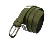 Pasek Damski Skórzany Gładki COMPLEX (PL) 30 mm KHAKI Szerokość Standardowa