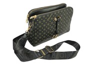 Torebka Damska BRICIOLE Średni Kuferek 4063 CZARNY 23 x 17 x 8