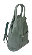 Plecak Skórzany PolskaGalanteria (PL) JOANNA Skóra Naturalna Licowa BUTELKOWY ZIELONY