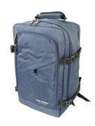 Solidny Plecak Bag Street ''DE LUXE'' Średni Plecak Rekreacyjny Rowerowy BS4007 GRANATOWY 40 x 26 x 19 [cm]