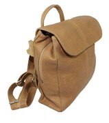 Plecak Skórzany MAGRE (PL) NATALIA Skóra Naturalna Licowa JASNY KARMEL