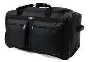 Pojemna Torba Podróżna Na Kółkach RGL A3 CZARNA 60 x 32 x 32 [cm]