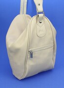 Plecak Skórzany ELKOR (PL) Jowita De Luxe Skóra Naturalna Licowa KREMOWY