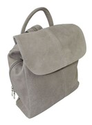 Plecak Skórzany MAGRE (PL) NATALIA Skóra Naturalna Licowa SZARA