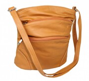 Torebka Skórzana MAGRE (PL) ALISA Listonoszka Skóra Naturalna KARMEL