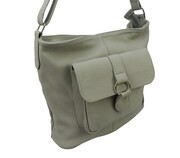 Torebka Skórzana MAGRE (PL) ROMA CIEMNA KREMOWA