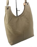 Torebka Skórzana MAGRE (PL) AGNIESZKA Skóra Naturalna KAWA Z MLEKIEM