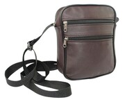 Skórzana Torba Męska JAKUB Skóra Naturalna Antoszczyk (PL) CZEKOLADOWY 21 x 17 x 5 [cm]