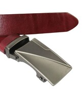 Wizytowy Pasek Skórzany 35 mm BEZ KLAMRY Dla Pełnej Klamry AUTOMAT/SAMOZACISK Garnitur PASZ35/ CZEREŚNIOWY K61