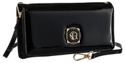 Portfel Damski Rovicky (PL) Skóra Włoska Poziomy z Funkcją Torebki R-MW-01-6083 CZARNY 21 x 11 x 4 [cm]