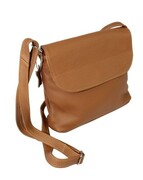 Torebka Skórzana MAGRE (PL) LIDKA Średnia Listonoszka Skóra Naturalna BRĄZOWA