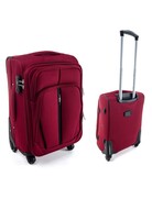 Duża Ekskluzywna Walizka Turystyczna RGL S-020 CZERWONA 77x48x36 94 Litry London Collection