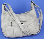 Torebka Skórzana 3022-2 Torebka Klasyczna BAG STREET Listonoszka Skóra Cielęca JASNY BEŻOWY