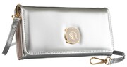 Portfel Damski Rovicky (PL) Skóra Włoska Poziomy z Funkcją Torebki R-MW-01-6045 SREBRNY 21 x 11 x 4 [cm]