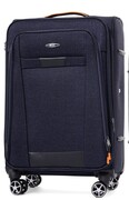 Mała Ekskluzywna Walizka Turystyczna RGL S-030 GRANATOWA 55 x 41 x 21 34 Litry Rejkiavik Collection