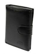 Portfel Skórzany ELKOR (PL) Skóra Licowa Duży Pionowy Z Zapięciem Dwa Skrzydełka Zapinka Wewnątrz EL037