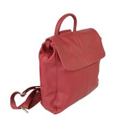 Plecak Skórzany MAGRE (PL) NATALIA Skóra Naturalna Licowa BORDOWY