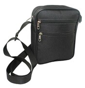 Torba Męska Średnia Pionowa Materiał Czarna Antoszczyk (PL) 21 x 17 x 5 [cm]