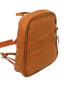 Praktyczny Plecak Skórzany MAGRE (PL) IRKA Skóra Naturalna Licowa KARMEL