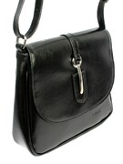 Torebka DANA Listonoszka Średnia Skóra Naturalna 378 W CZARNA