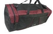 Torba Podróżna Średnia CONVEY (PL) CZARNO-BORDOWA 62 x 24 x 24 [cm]