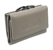 Portfel Damski Skórzany MONEY MAKER Skóra Licowa Klamra 12 cm MM5286