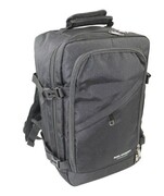 Solidny Plecak Bag Street ''DE LUXE'' Średni Plecak Rekreacyjny Rowerowy BS4007 CZARNY 40 x 26 x 19 [cm]