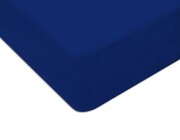 Prześcieradło Jersey 220x200 z gumką granat