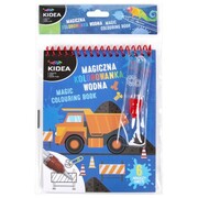 Magiczna wielorazowa kolorowanka wodna pojazdy