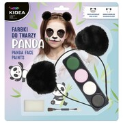 Farbki do twarzy zestaw z opaską Panda