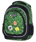 Plecak wczesnoszkolny Minecraft sztywne plecy odblaski do klasy 1-4
