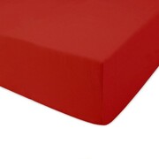 Prześcieradło Jersey 120x200 z gumką czerwone
