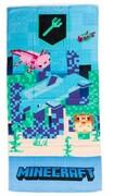 Ręcznik Kąpielowy Plażowy 70x140 Minecraft ocean