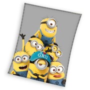 Koc licencyjny polarowy 150x200 Minionki