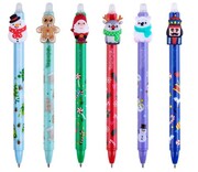 6x długopis wymazywalny święta Christmas XMAS Mikołaje