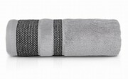 Ręcznik łazienkowy 50x90 do użytku codziennego Carlo light grey do twarzy, do włosów