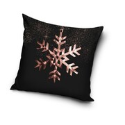 Poszewka 40x40 świateczny wzór śnieżynka