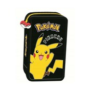 Piórnik z wyposażeniem St. Majewski potrójny z pełnym wyposażeniem Pokemon