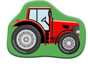 Poduszka kształtka Traktor z traktorem