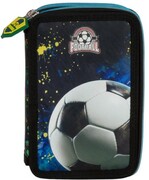 Piórnik z wyposażeniem dwukomorowy BackUp Piłka