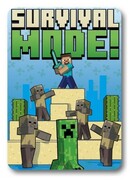 Koc dla dzieci polarowy 100X140 Minecraft 220 gsm
